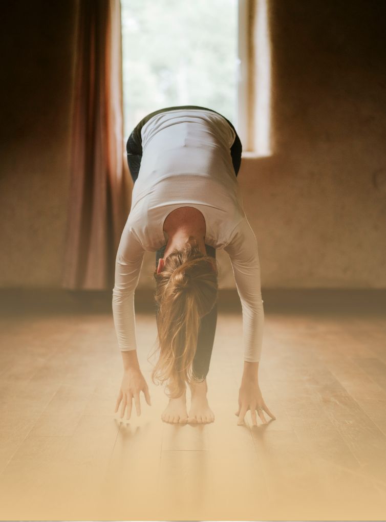 Pauline Bonte cours de yoga vinyasa hatha yoga adapté consultation naturopathe pont l'abbé Plomelin Quimper pays bigouden finistère sud