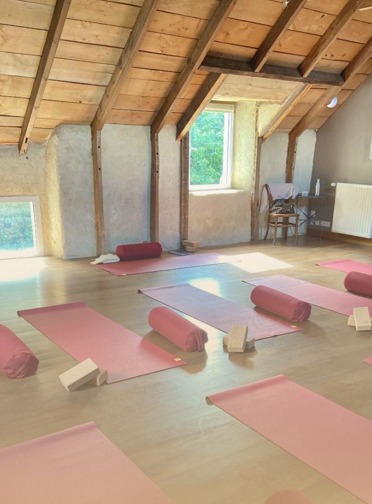 Pauline Bonte cours de yoga vinyasa hatha yoga adapté consultation naturopathe pont l'abbé Plomelin Quimper pays bigouden finistère sud clos de trevannec