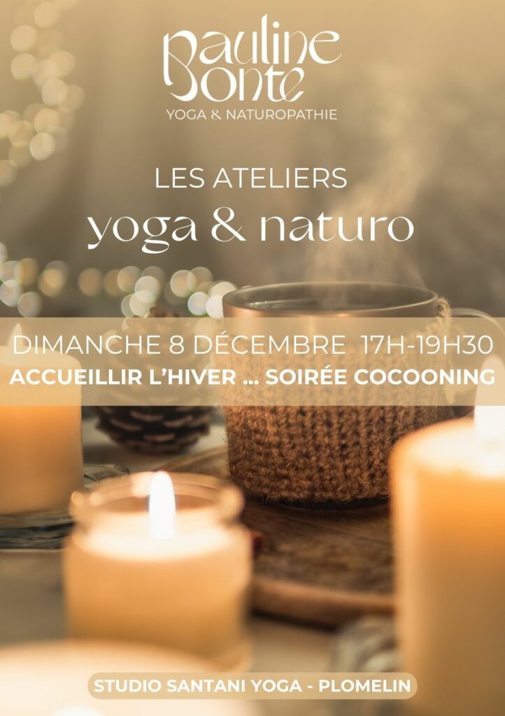 Pauline Bonte cours de yoga vinyasa hatha yoga adapté consultation naturopathe pont l'abbé Plomelin Quimper pays bigouden finistère sud atelier yoga et naturo