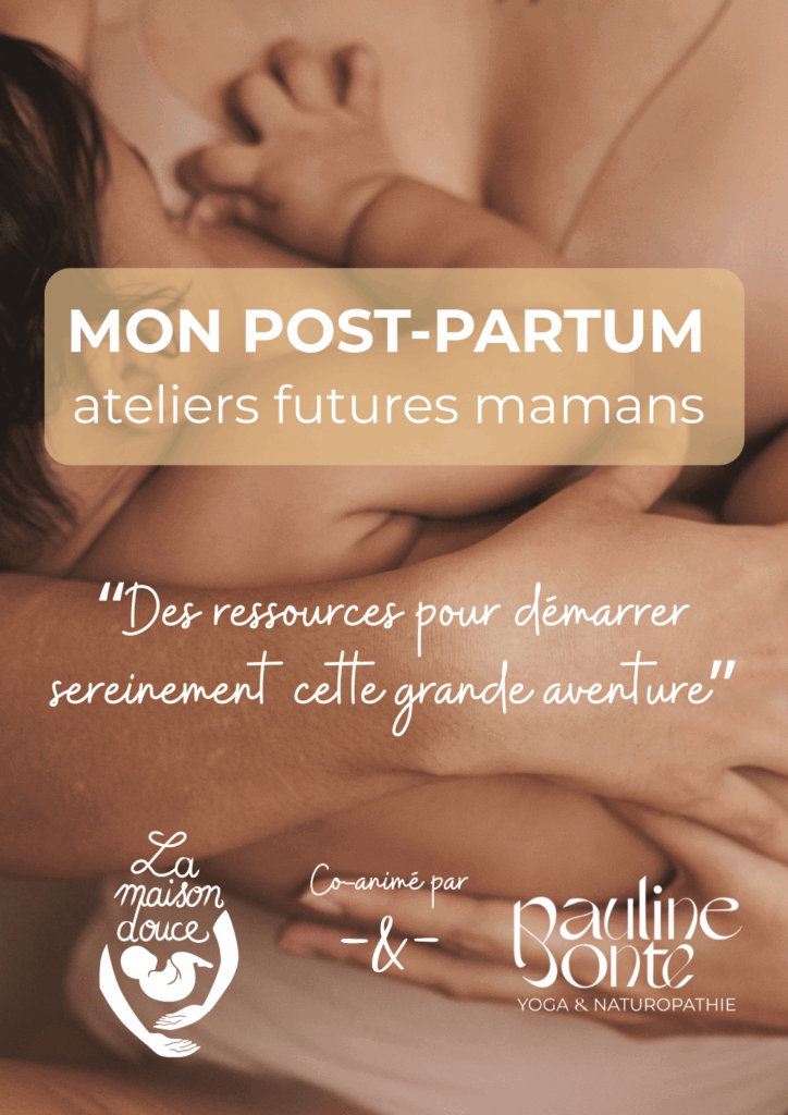 Pauline Bonte naturopathe naturopathie consultation accompagnement de la femme bien-être féminin cycle menstruel fertilité grossesse post-partum ménopause Plonéour-Lanvern Pays Bigouden Pont-L’Abbé Quimper Plomelin Les Mères Veillent la maison douce femme enceinte le mois d’or ateliers femmes Clémentine Corjon La maison douce haptonomie