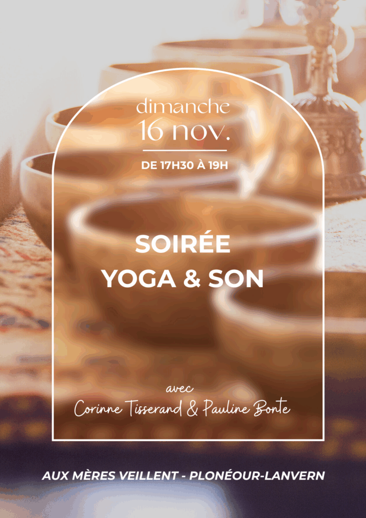 Pauline Bonte cours de yoga vinyasa hatha yoga adapté consultation naturopathe naturopathie pont l'abbé Plomelin Pluguffan Tremeoc Ploneour-Lanvern Penmarch Combrit Quimper Plobannalec pays bigouden finistère sud Bretagne avis yoga sur la plage Tronoën saint-jean trolimon rentrée 2025 les mères veillent yoga et son sonothérapie Corinne tisserand